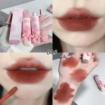 Velvet Matte Lip Glaze Высокопигментированный стойкий блеск для губ Кремовая текстура, устойчивая к размазыванию Помада для ежедневного макияжа