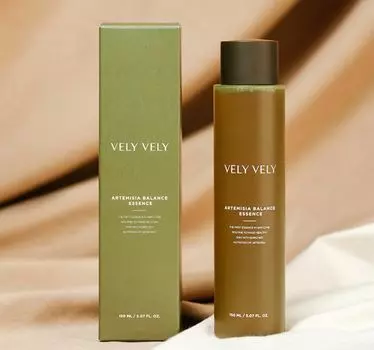 VELY VELY Artemisia Balance Essence 150 мл, Осветление, Жизненная сила кожи, Увлажнение, Корейская косметика, Kbeauty, образец