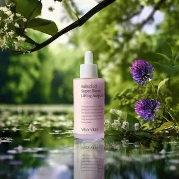VELY VELY Bakuchiol Super Biome Lifting Ampoule 100 мл, #Усиление_эластичности #Восстановление, Увлажнение, Корейская косметика, Kbeauty