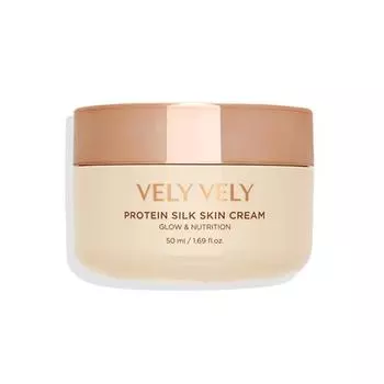 VELY VELY Protein Silk Skin Cream 50ml - крем для кожи с протеином и шелком