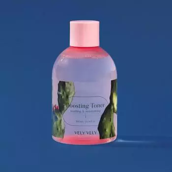 VELY VELY Розовый тоник для усиления цвета лица 300 мл, #витаминальный уход #питание кожи, увлажнение, корейская косметика, Kbeauty, образец