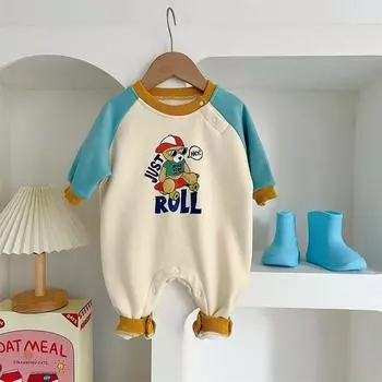 Венецианский детский узкий костюм кидзё с цветным принтом, размер 73, лучшая детская одежда в Корее