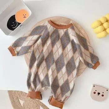 Venees Infant Basic Круглый Длинный Размер Размер Нет. 73, лучшая детская одежда в Корее
