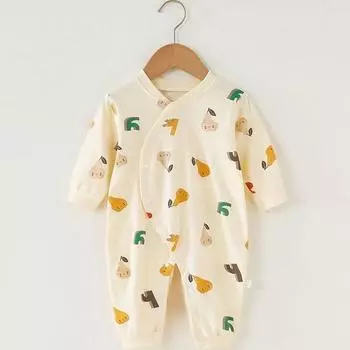 Venese Baby Animal Pattern Full Snap, длинный размер, размер 90, лучшая детская одежда в Корее