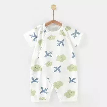 Venese Baby Full Snap Pattern Summer Summer Season 80, лучшая детская одежда в Корее