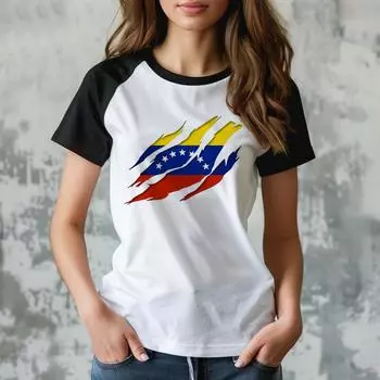 Венесуэла топ женщин Y2K манга футболки девушка графическая одежда S