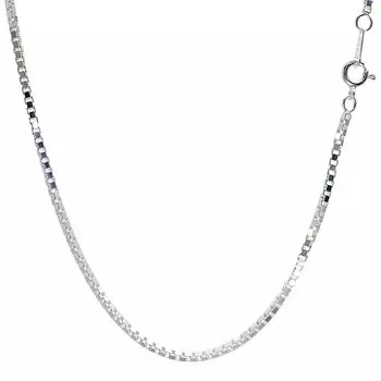 Venetian Chain Necklace Silver SV 925 Width Length 60cm [Sears] 1.8mm SV200-60