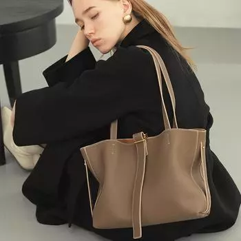 Женская сумка через плечо VENOF 2025 года, модная высококачественная сумка-тоут для женщин, роскошная сумка большой вместимости ONE SIZE серый