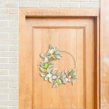 Венок из пасхального яйца, искусственные венки, украшения двери
