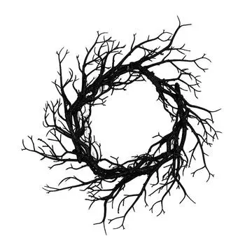 Венок Украшение Внешний вид | Для Дверей Украшение Внешний вид Для Дверей Хэллоуин Элегантный | Внутренние Или Венки Для