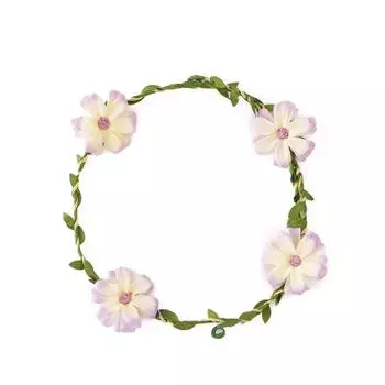 Венок в лесном стиле, красивые искусственные цветы, аксессуары, венок One Size фиолетовый