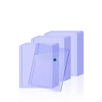 Venssu Card Loader Top Loader Держатель для коллекционных карточек Обычный жесткий чехол для коллекционных карточек Чехол для коллекционных карточек Загрузчик карт Жесткий чехол для карточек Загрузчик карт Жесткий