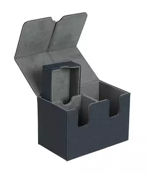 Venssu Deck Trading Card Storage Dice Dame Can PU 200 может использоваться для различных карт, совместимых с чехлами, чехлами, коробками, держателями, держателями, тёмно-синий