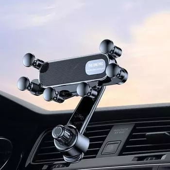 Vent Phone Mount For Car Automobile 360-Degree Rotating Non-Slip Car Air Vent Phone Mount Stable Portable Phone Stand For чёрный