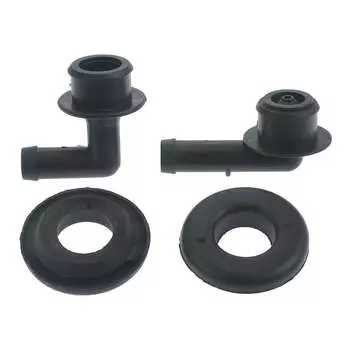 Vent Valve Elbow & Grommet Set 2pcs Vent Valve Elbows 2pcs Grommets 53030497 53013360AA 02946079 2946079 Acesssories чёрный