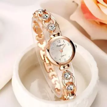 Vente chau Mo Femmes Montres Женский браслет Montre Watch One Size золотой