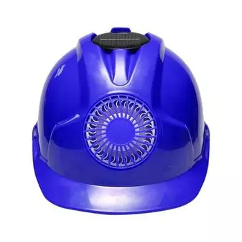 Ventilation Solar Power Fan Helmet Sunscreen Safety Helmet Protective Cap Construction Workplace
