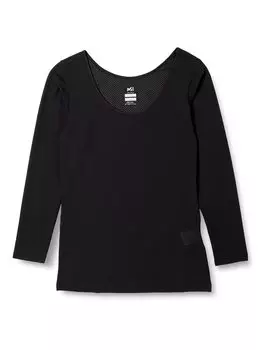 Вентилируемое нижнее белье Drynamic Through U с длинным рукавом DRYNAMIC THROUGH U LS WL [Millet] женское черное-черное [размер JP]