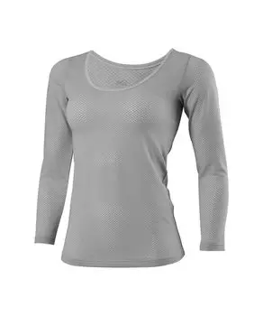 Вентилируемое нижнее белье Drynamic Through U с длинным рукавом DRYNAMIC THROUGH U LS W SILVER L [Millet] Женское [размер JP] серебряный
