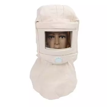 Вентилируемый капюшон для пескоструйной обработки, парусиновый ветрозащитный чехол для пескоструйной обработки лица для полировки, покраски