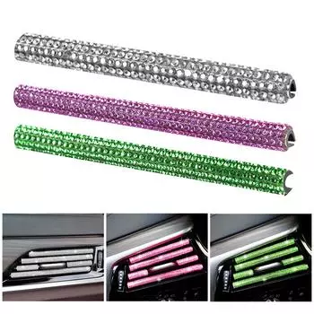 Вентиляционная лента Блестящий визуальный эффект Износостойкая Простая установка Многоразовая декоративная лента из ПВХ для кондиционера Накладка на вентиляционное отверстие зелёный