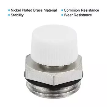 Вентиляционный клапан радиатора Воздухоотводчик Простая установка 1/8