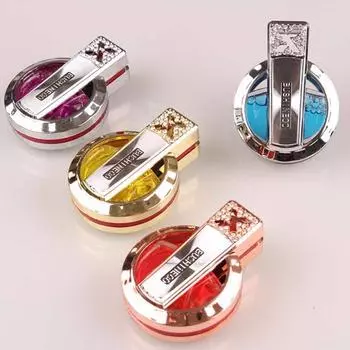 Вентиляционный парфюм для автомобиля, освежитель воздуха, автомобильный диффузор духов, автомобильный ароматизатор, зажим для вентиляционного отверстия с эфирным маслом фиолетовый