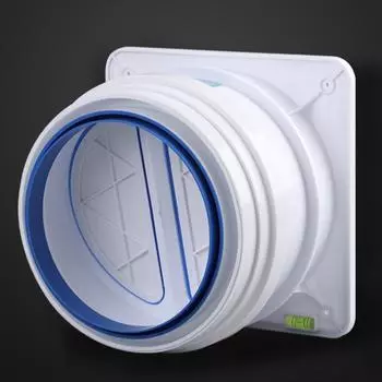 Вентиляция Однонаправленный обратный клапан Выход воздуха Система свежего воздуха Дымоход Обратный клапан Универсальный 150-180mm-without mountings
