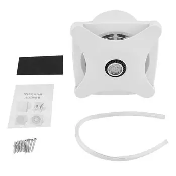 Вентиляция Вытяжной вентилятор для дома Вентиляция со светодиодной подсветкой Крепление на стену Ванная комната