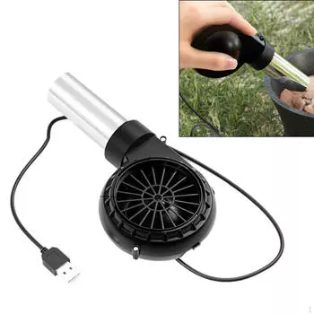 Вентилятор для барбекю Инструмент для барбекю Воздуходувка Приготовление пищи для походов Костровые ямы Кемпинг Пикник Adjustable