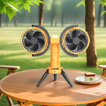 Вентилятор для кемпинга портативный многофункциональный потолочный с крюком охлаждающий стол для офиса