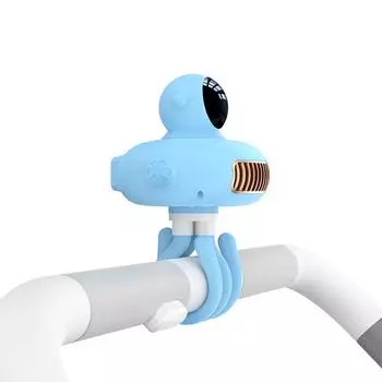 Вентилятор для коляски 3000 мАч Мини Портативный Вентилятор для Автокресла Детской Кроватки Велосипеда Беговой Дорожки Офиса