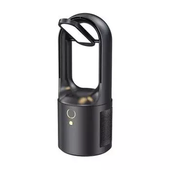 Вентилятор для рабочего стола ABS без лопастей, тихий ход, сменный, 3-скоростной, летний, дисплей питания, сплошной цвет, охлаждающие вентиляторы, охладитель