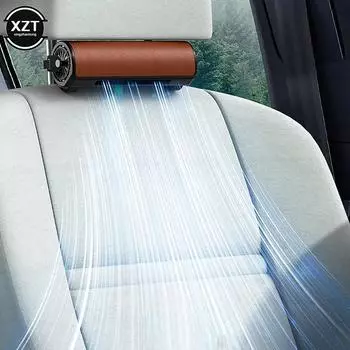 Вентилятор для заднего подголовника салона автомобиля с USB-разъемом для автомобильного сиденья, шумоизоляция, креативный, с низким энергопотреблением, для сиденья автомобиля, вентилятор для заднего летнего автомобиля, вентилятор для автомобиля, Fa Q6P0 ч