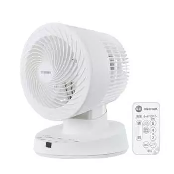 Вентилятор Iris Ohyama Circulator Fan, 16 татами, качается вверх-вниз, влево-вправо, с дистанционным управлением, двигатель постоянного тока, циркуляция воздуха, энергосбережение, питание