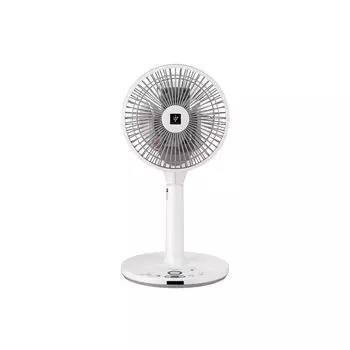 Вентилятор Sharp Plasmacluster, белый, 3D, циркуляционный вентилятор, двигатель постоянного тока, 8 уровней объема воздуха, переключение дезодоранта для одежды, высокая концентрация Plasmacluster 7000