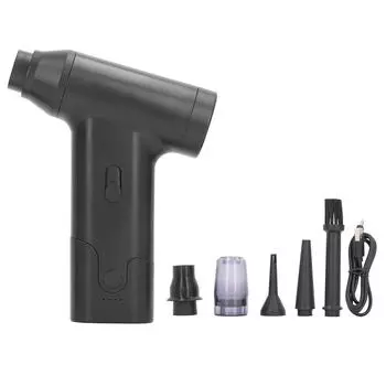 Вентилятор воздуходувка беспроводной высокоскоростной турбовентилятор портативный многоцелевой электрический пылесос пылеуловитель CL