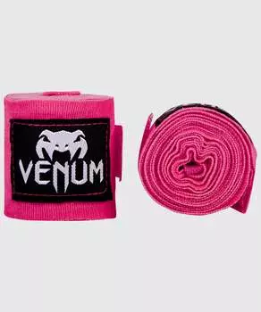Venum Kontact Boxing Handwraps - 4.5m - Neon Pink