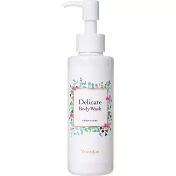 Venus Labo Feminatur Деликатный гель для душа 150 мл Очищающее средство для деликатных зон Чистящие средства Нанесите 1-2 нажатия на ладонь, аккуратно распределите по коже и смойте