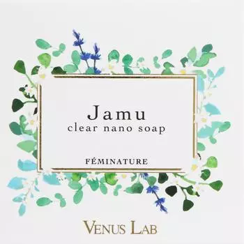 Venus Labo Feminatur Jam Uclear Nano Soap 100 г Увлажняющие средства Уход за телом Способ применения: Вспеньте средство водой или теплой водой, вымойте тело и смойте.