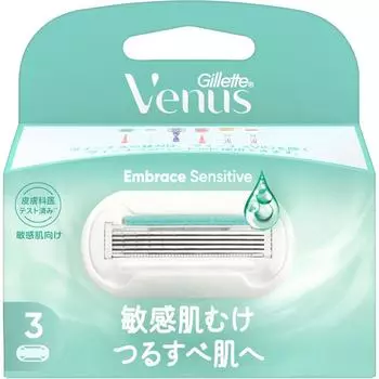Venus PG desiGn Venus enveloPe Sensitive Для чувствительной кожи Для гладкой кожи Сменные лезвия Упаковка из 3 шт.