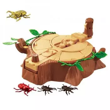 [С бонусом производителя] Takara Tomy Ania Insect Battle Stadium с кавказским гигантским жуком (Золотая версия) Игрушка «Животное Динозавр» Возраст 3+