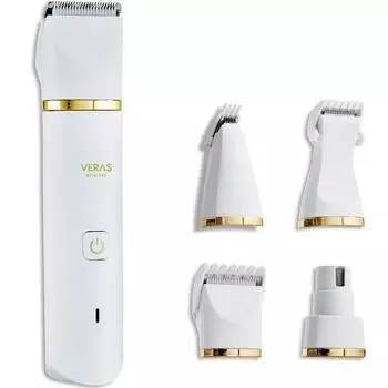 Veras Pet Multicare 4 в 1 IPX7 Водонепроницаемая машинка для стрижки волос VP-1004, корейский шампунь для домашних животных