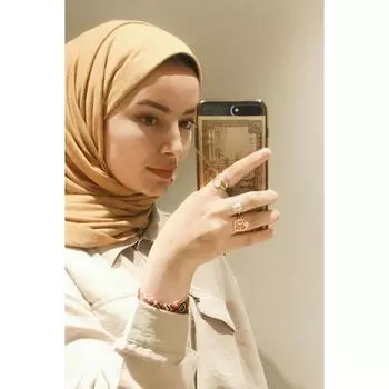 Верблюд хиджаба премиум-класса из джерси