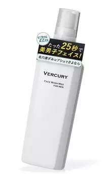 Vercury Mist Face Wash 100 мл Примерно 1 Поставка Pore Rough Men s Month s [Средство для умывания лица, Черные точки, Уход, Кожа, Блестящий, Липкий, Нос] (1)