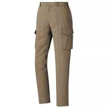 Verdexel Work Cargo Easy M [Midori Anzen] Clothes, Pants, Unisex, Slim, Antistatic, Stretch, Flex, VES524C, Bottom, Brown, коричневый