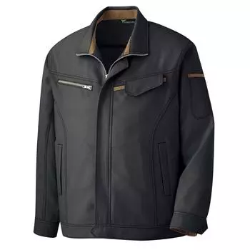 Verdexel Work Long 3D VES2529 Charcoal M [Midori Anzen] Clothes, Sleeve, Jumper, Unisex, Antistatic, Cutting, Stretch, Top, древесный уголь