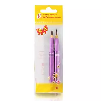 Verdi Automatic Lip Brush 2p - Кисть для губ, 2 шт.