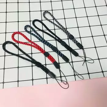 Веревка для ключей Ремешок для камеры USB-шнурок для рации Веревка для гаджета Ремешок для руки Ремешки для мобильных телефонов чёрный/белый