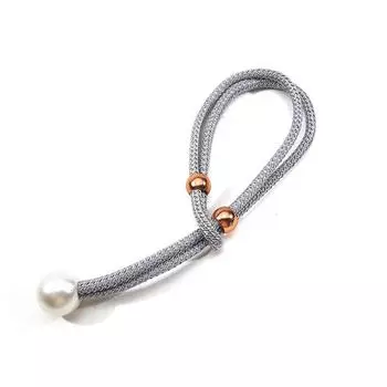 Веревка для крепления штор Креативная жемчужная веревка для крепления штор Роскошная гостиная Украшение для дома и ежедневного использования белый